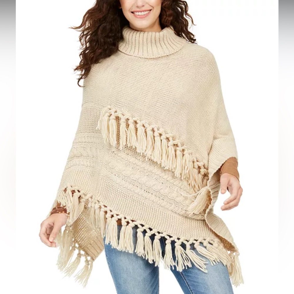 STEVE MADDEN | Sweaters Cozy Cream Knit Turtleneck Sweater OSFM (One Size)